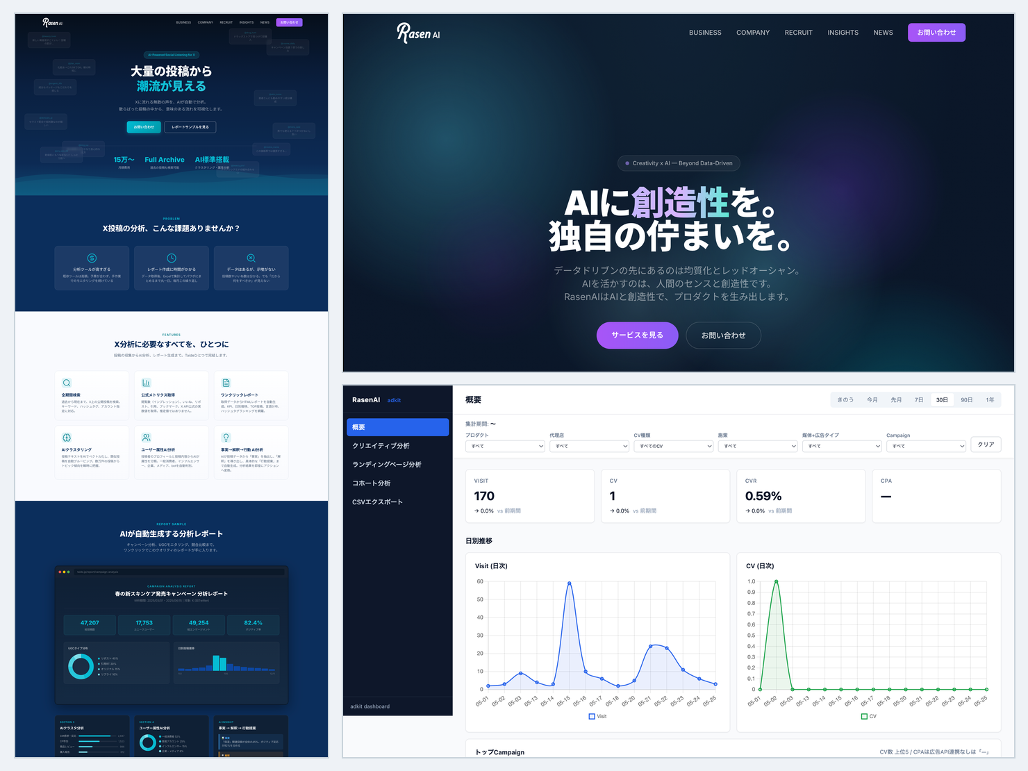 コーポレートサイト